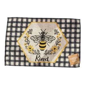 Bee Kind Checkered Placemat, Set of 4